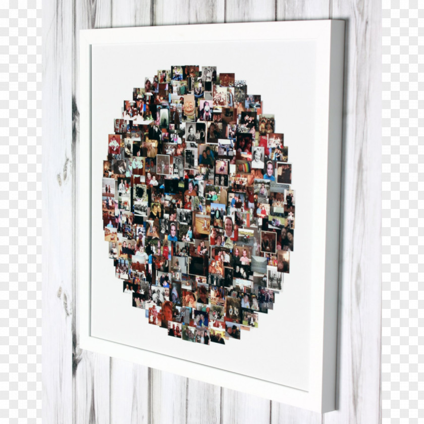Hanging Polaroid Picture Frames Pattern PNG