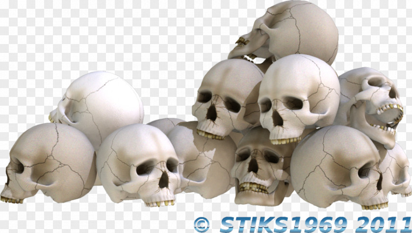 Heap Drawing Skull Desktop Wallpaper PNG