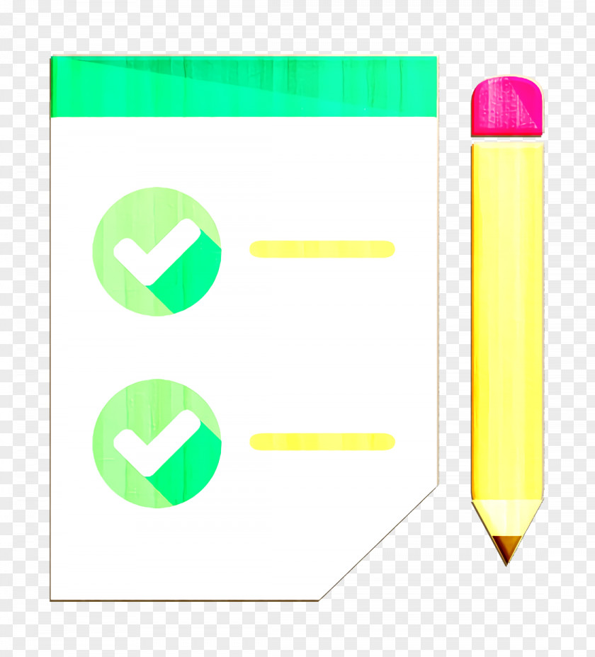 Logo Yellow Checklist Icon Business PNG