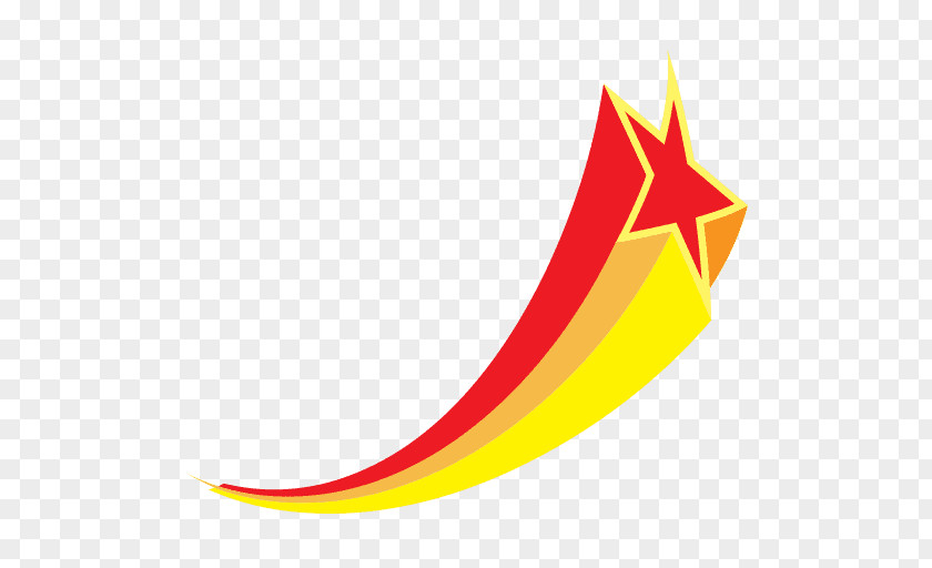 Red Curve Yellow Magic & Manners Star Clip Art PNG