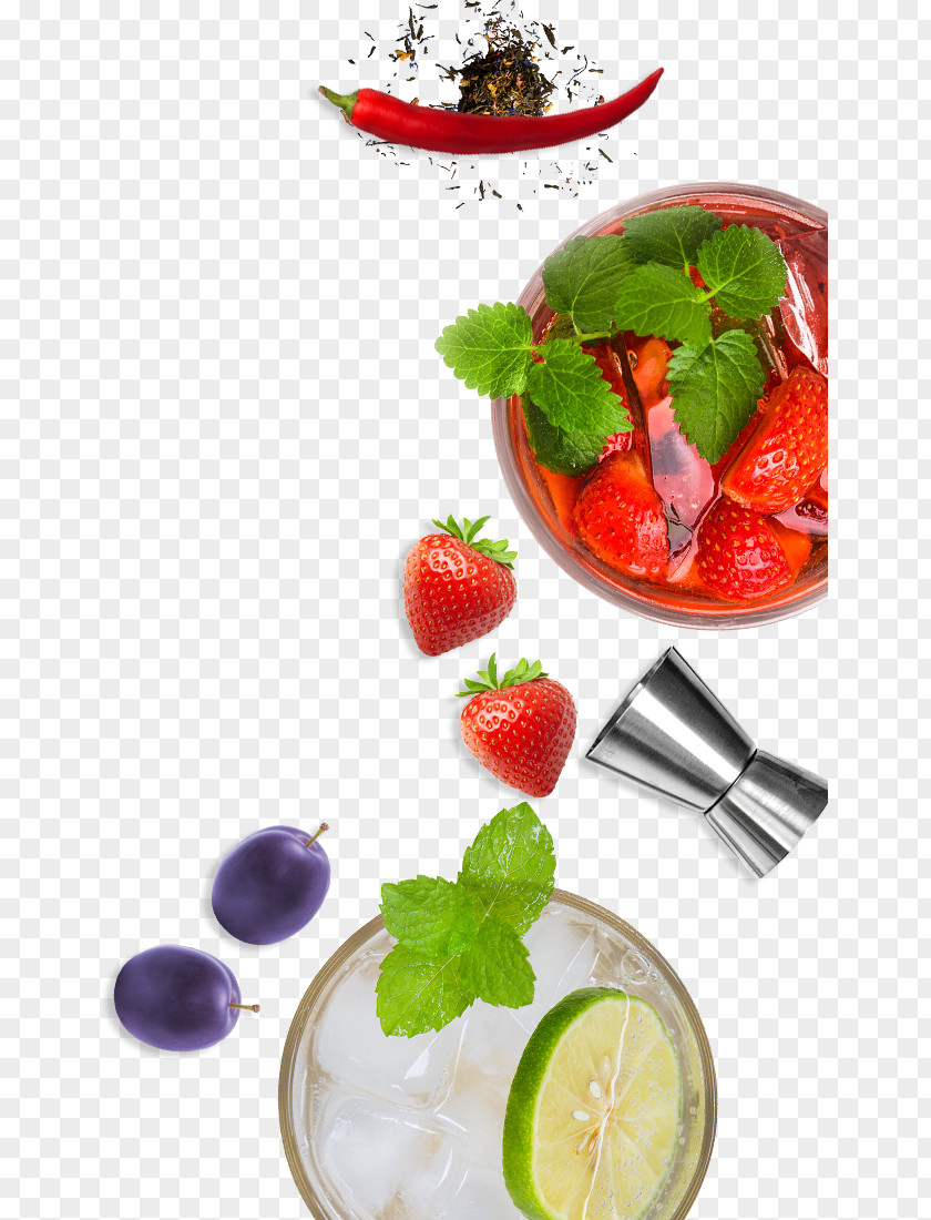 Strawberry Cocktail Garnish Flavor PNG
