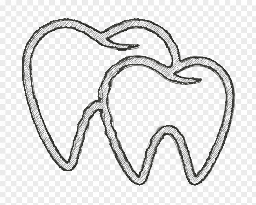 Pair Of Molars Icon Medical Teeth PNG