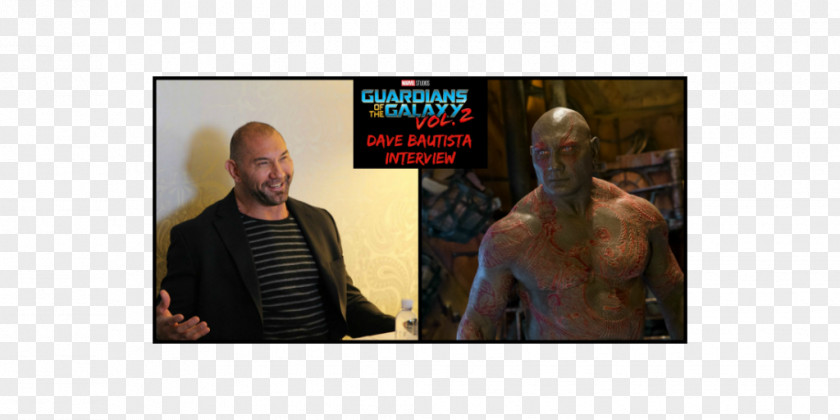 Dave Bautista Yondu Drax The Destroyer YouTube Interview Advertising PNG