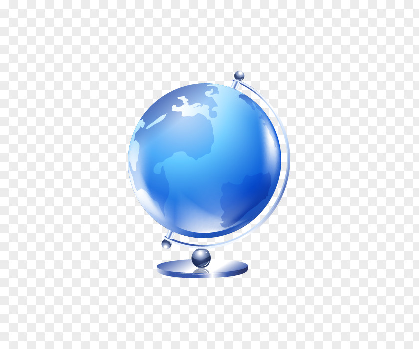 Vector Blue Globe Graduation Ceremony Square Academic Cap Euclidean PNG