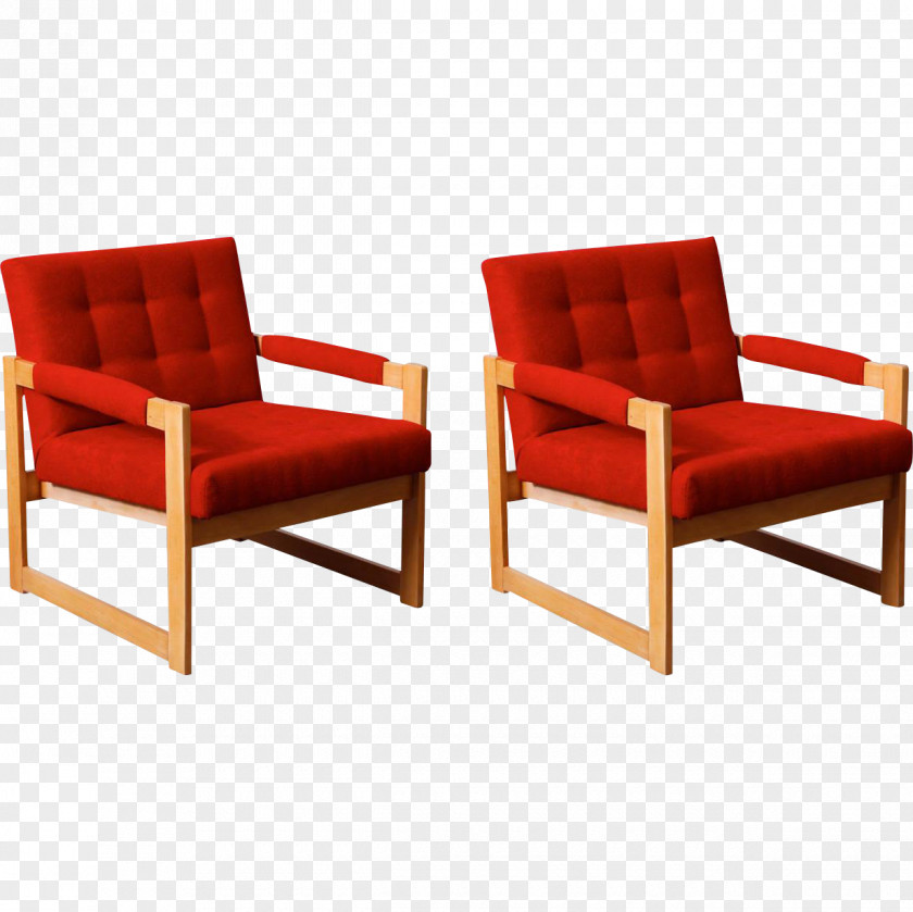 Armchair Chair Mid-century Modern 1950s Art Deco PNG