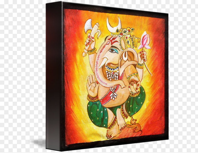 Ganesha Painting Artist Work Of Art PNG