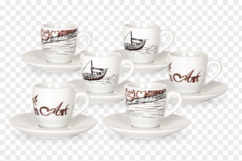 Glass Coffee Cup Espresso Product Saucer PNG