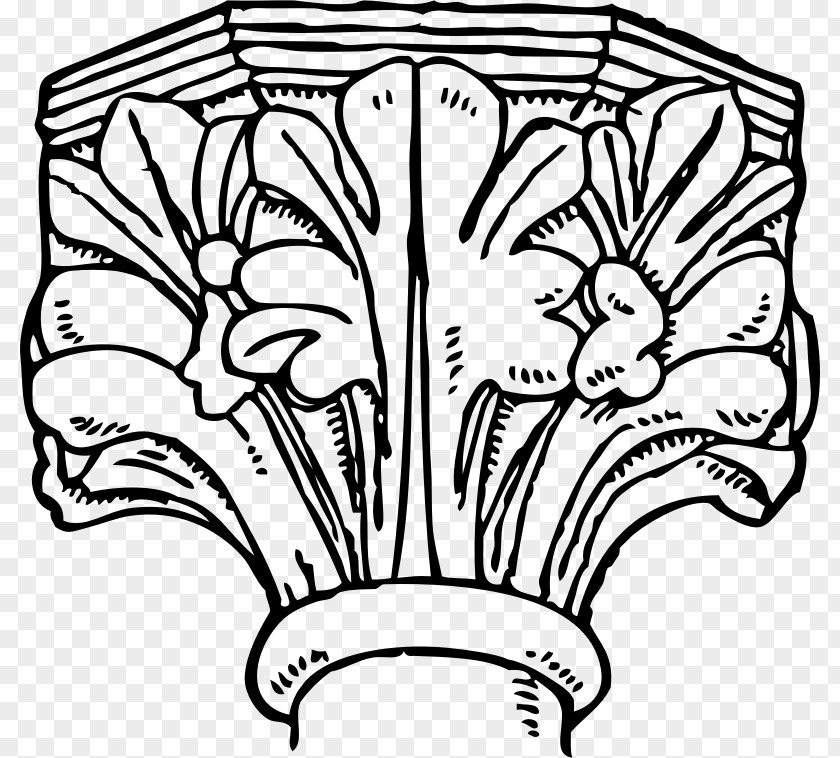 Greek Architectural Pillars Decorated Background Gothic Art Architecture Clip PNG