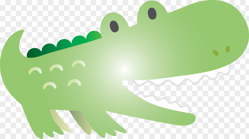 Green Crocodile Crocodilia Alligator Reptile PNG