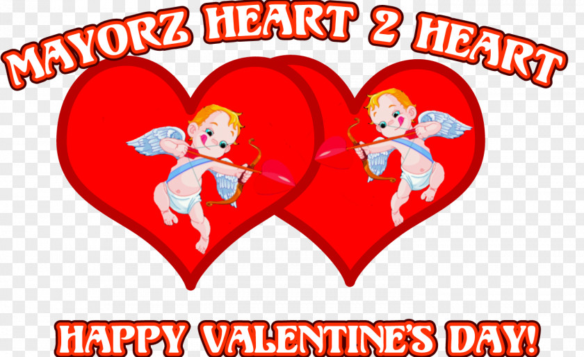 Heart Valentine's Day Dance Character Clip Art PNG