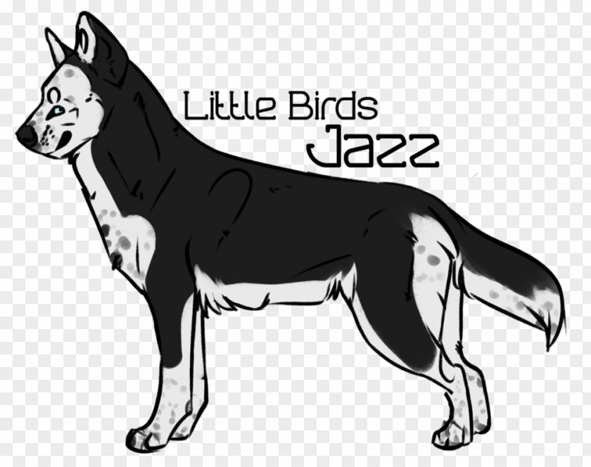 Husky Dog Breed Siberian Line Art Drawing PNG