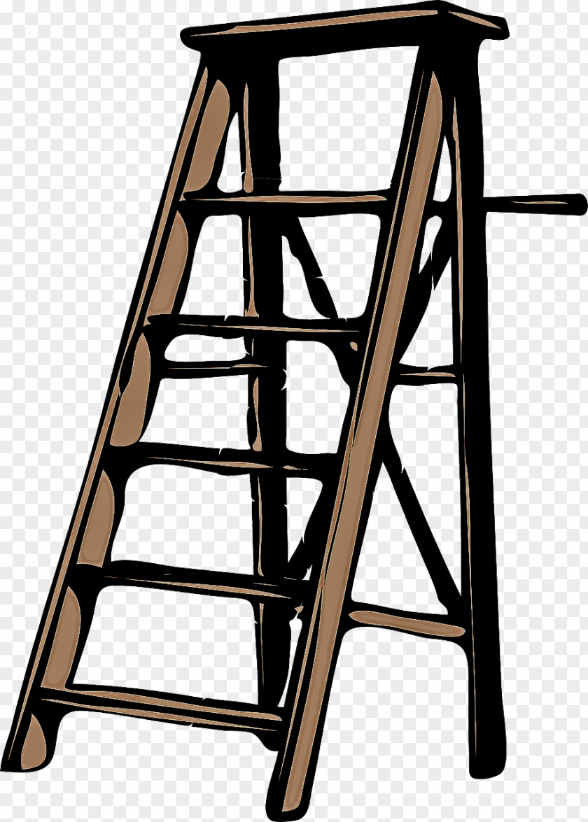 Ladder Furniture Bar Stool PNG