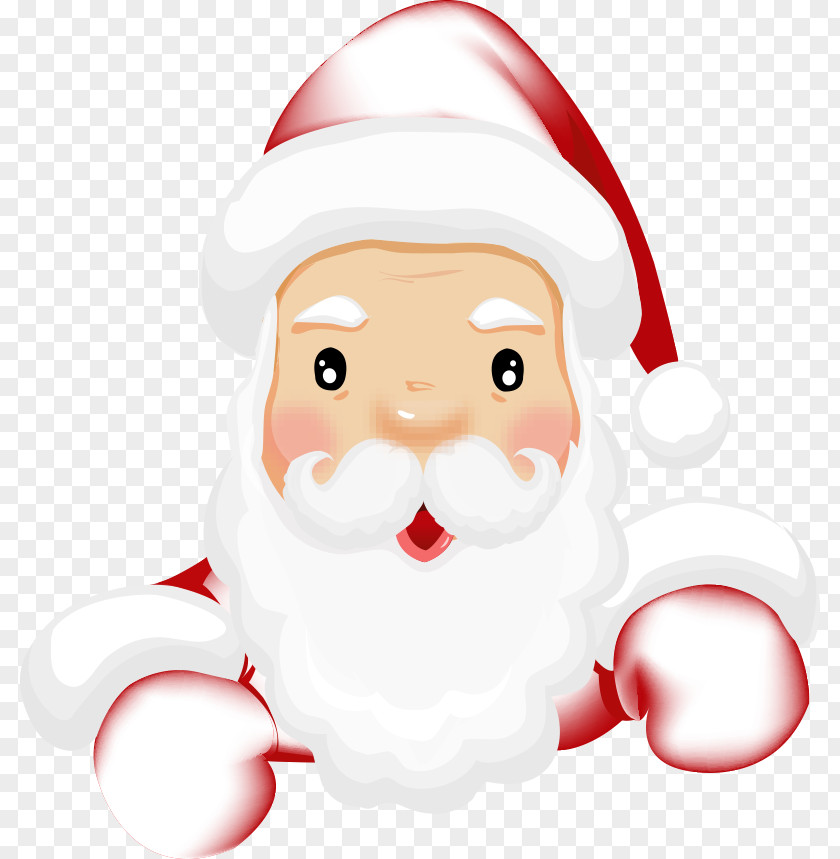Vector White Beard Pxe8re Noxebl Santa Claus Christmas Clip Art PNG