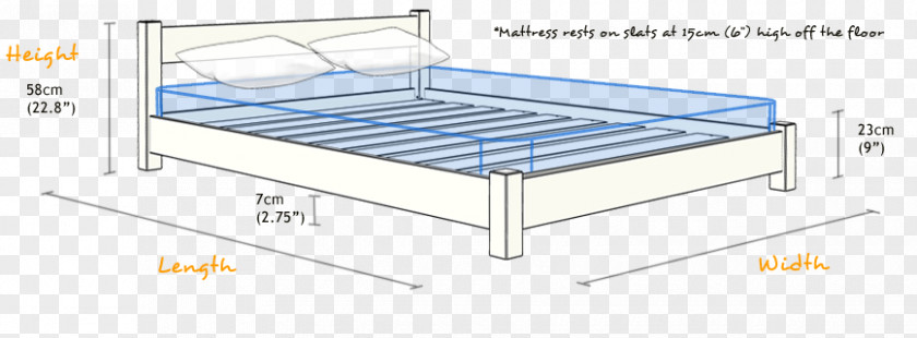 Bed Size Frame Mattress Bunk PNG