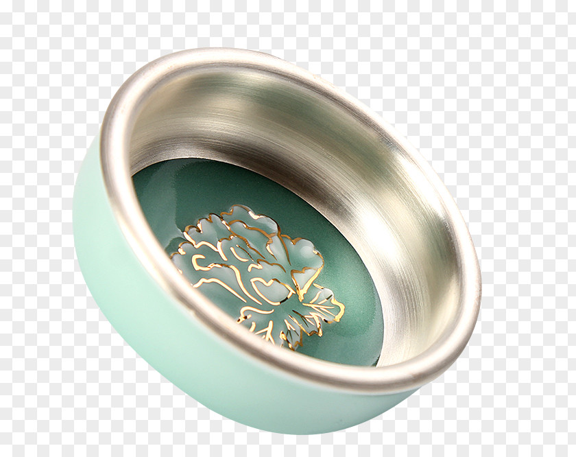 Golden Lotus Silver Cup Free PNG