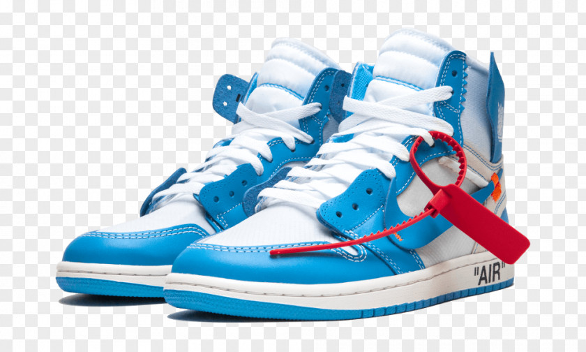 Nike Blue Air Jordan Sneakers Off-White PNG