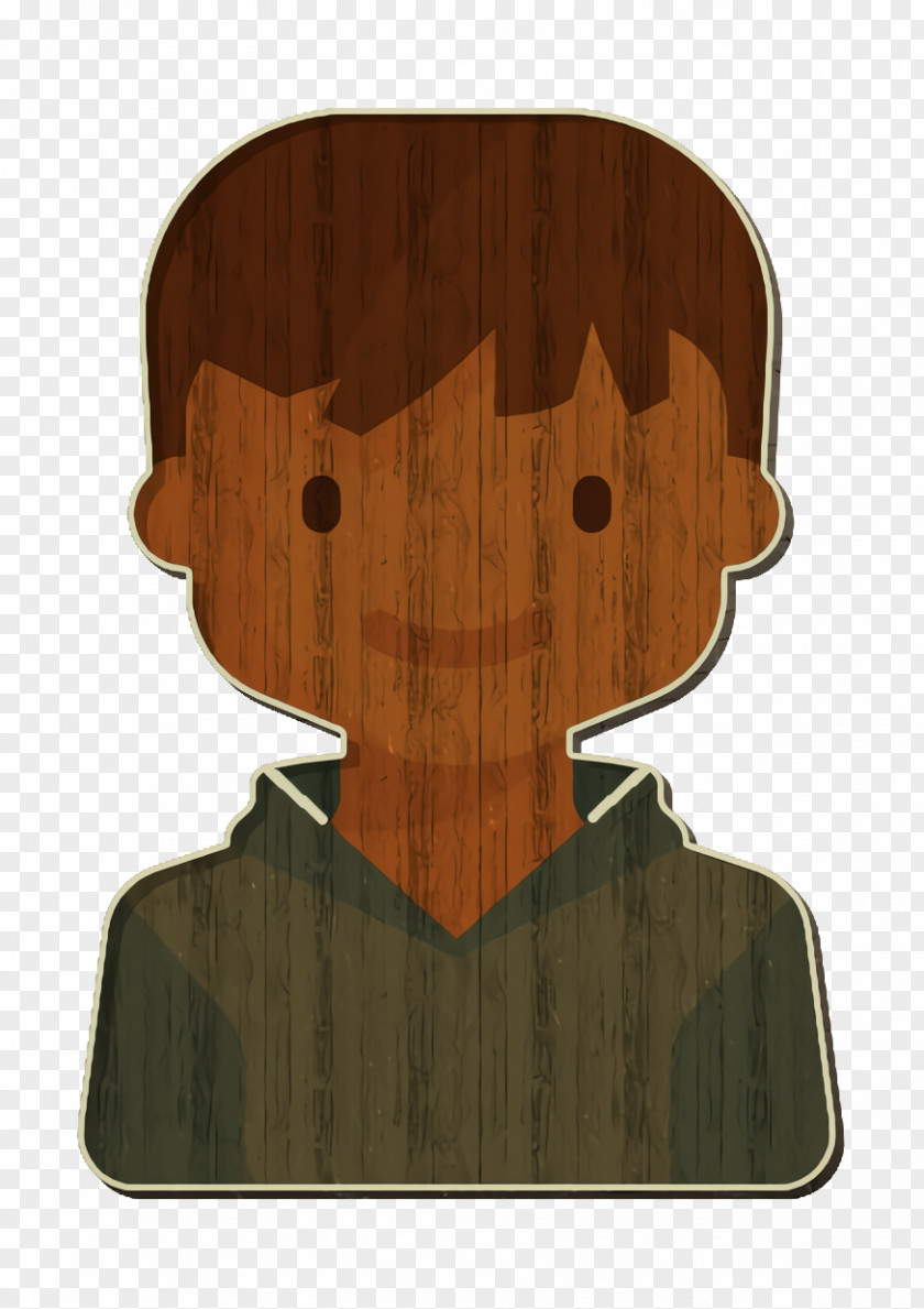 Smile Wood Kids Avatars Icon Child Boy PNG