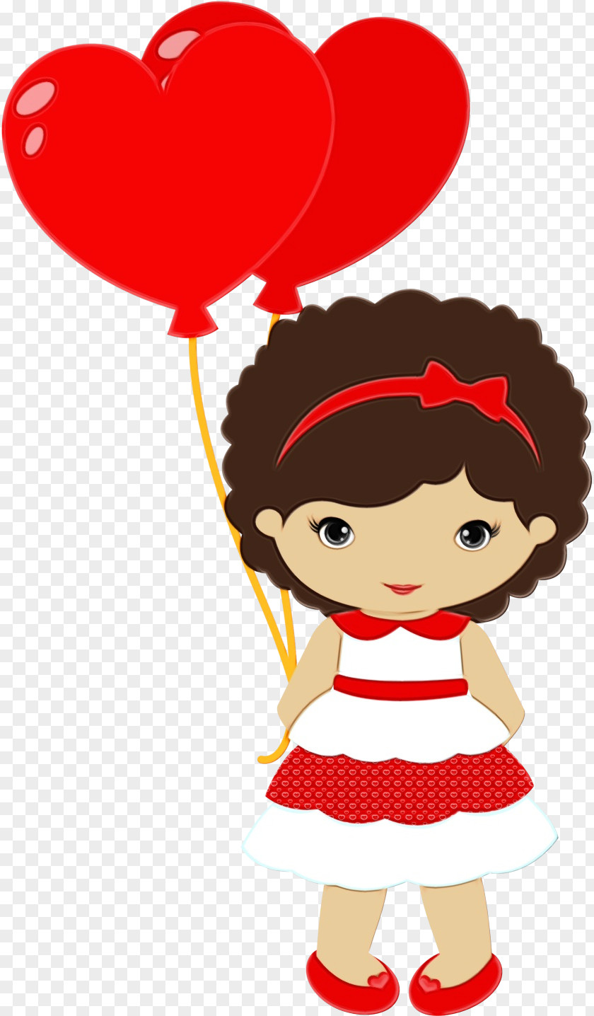 Cartoon Drawing Doll Brown Hair Cabelo Cacheado PNG