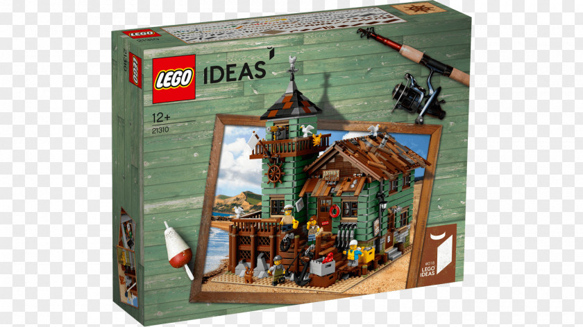 Fish Shop LEGO 21310 Ideas Old Fishing Store Lego Racers Toy PNG