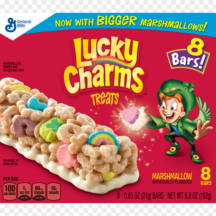 Lucky Charms Cereal Bowl Rice Krispies Treats General Mills Charm Breakfast PNG