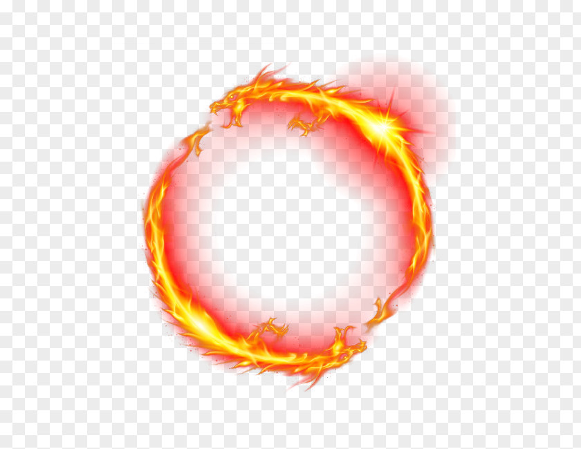 Fire Ring Icon PNG Icon, Dragon flame fire point material, dragon illustration clipart PNG