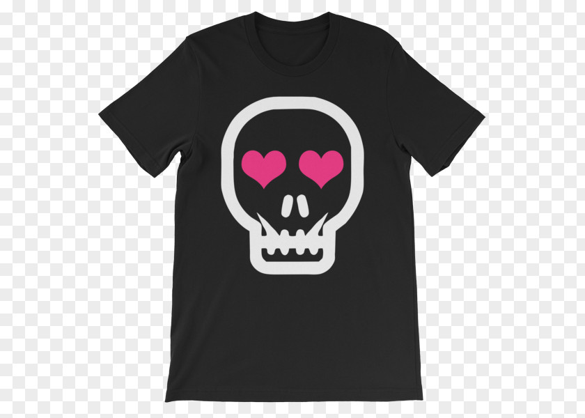 Love Skull T-shirt Sleeve Unisex Clothing PNG