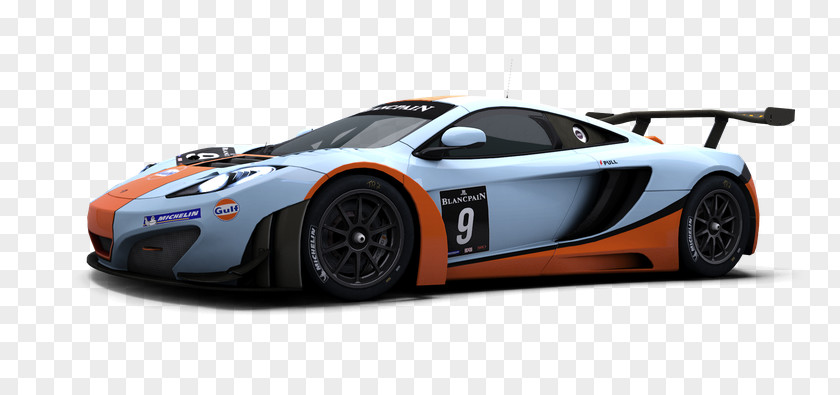 McLaren Automotive 12C F1 GTR Sports Car PNG