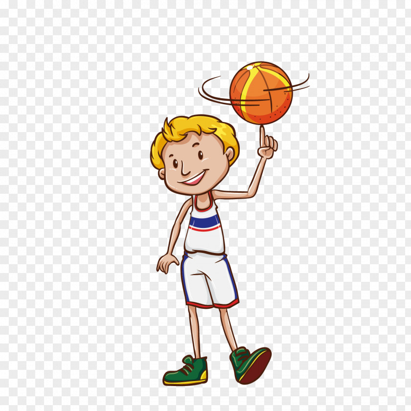 Vector Cartoon Boy Street Basketball Illustration Royalty-free Clip Art PNG