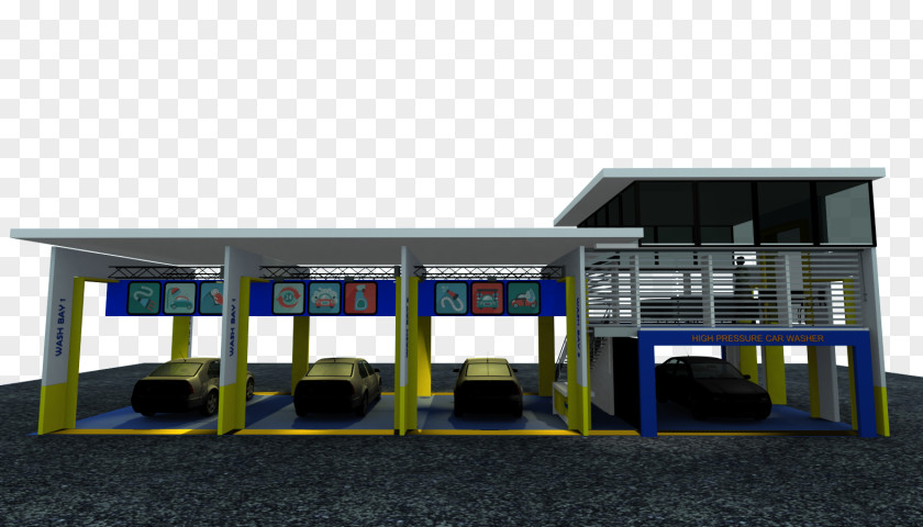 Car Wash Filling Station Dotcom Design PNG