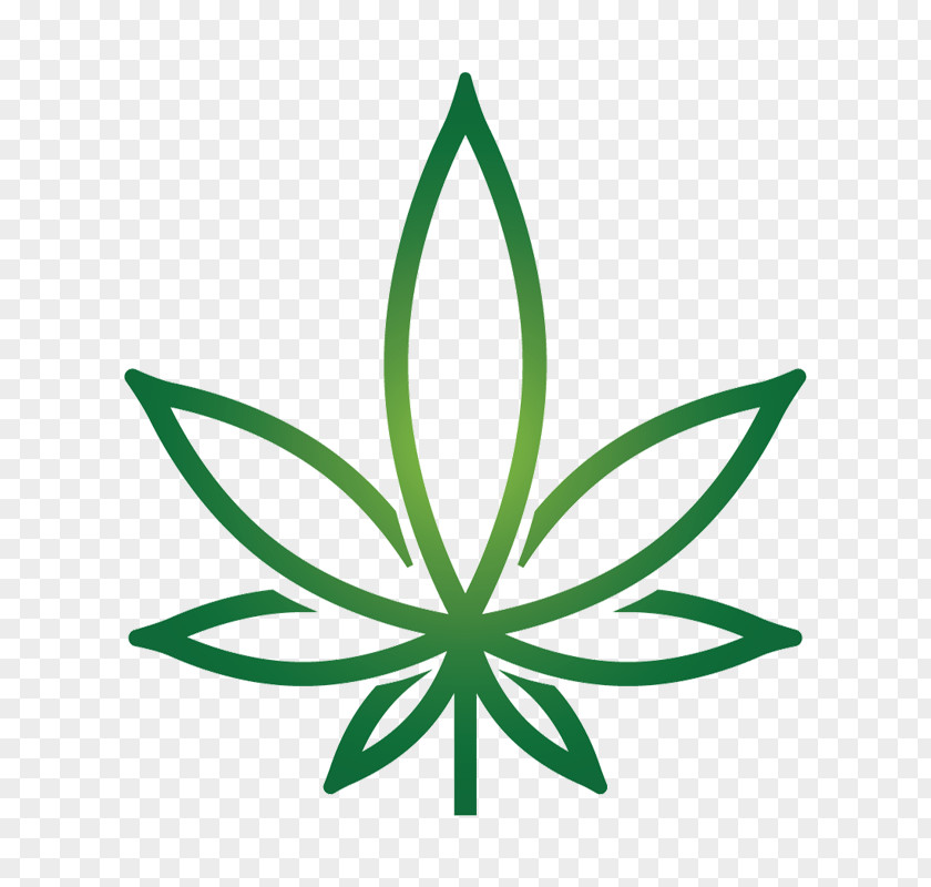 Flower Symbol Cannabis Leaf Background PNG
