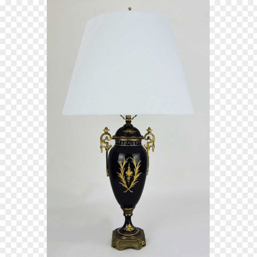 Hand Painted Lamp Bernardi's Antiques Light Fixture Porcelain Lighting PNG