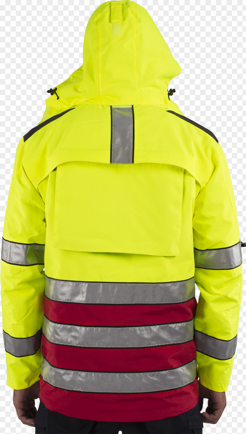 Jacket Hoodie High-visibility Clothing Parka PNG