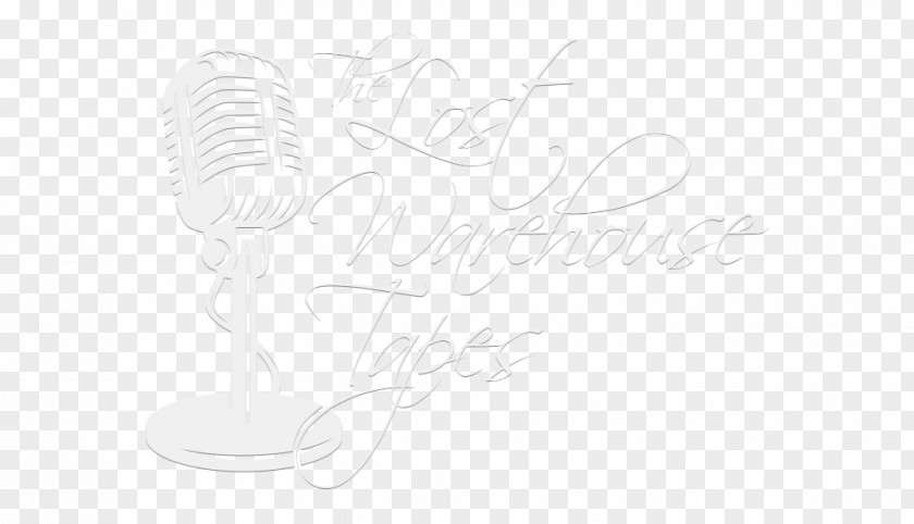 Microphone Finger Line Art PNG