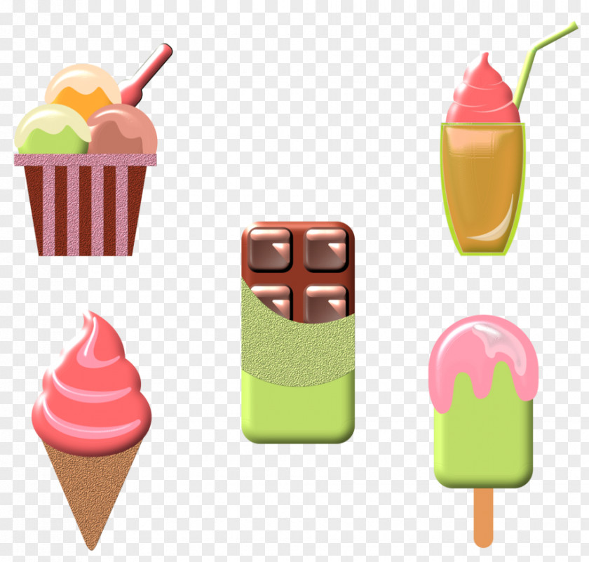 American Food Ice Pop Cream Cone Background PNG