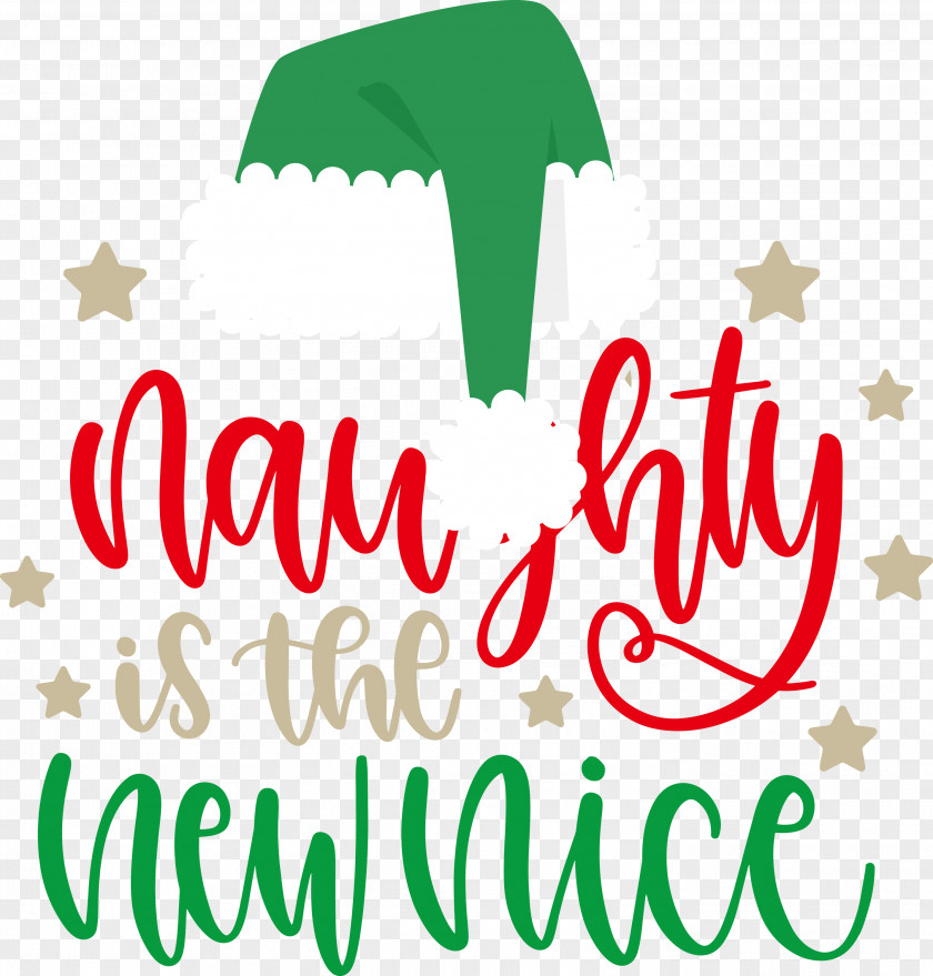 Naughty Is The New Nice Christmas PNG