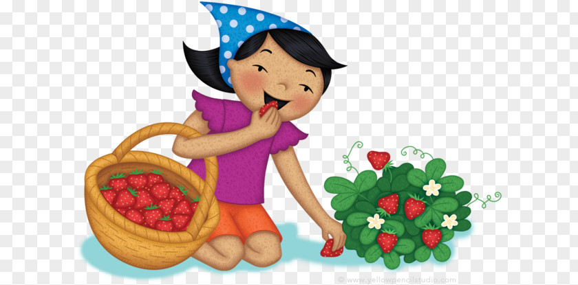 Strawberry Flower Drawing PNG