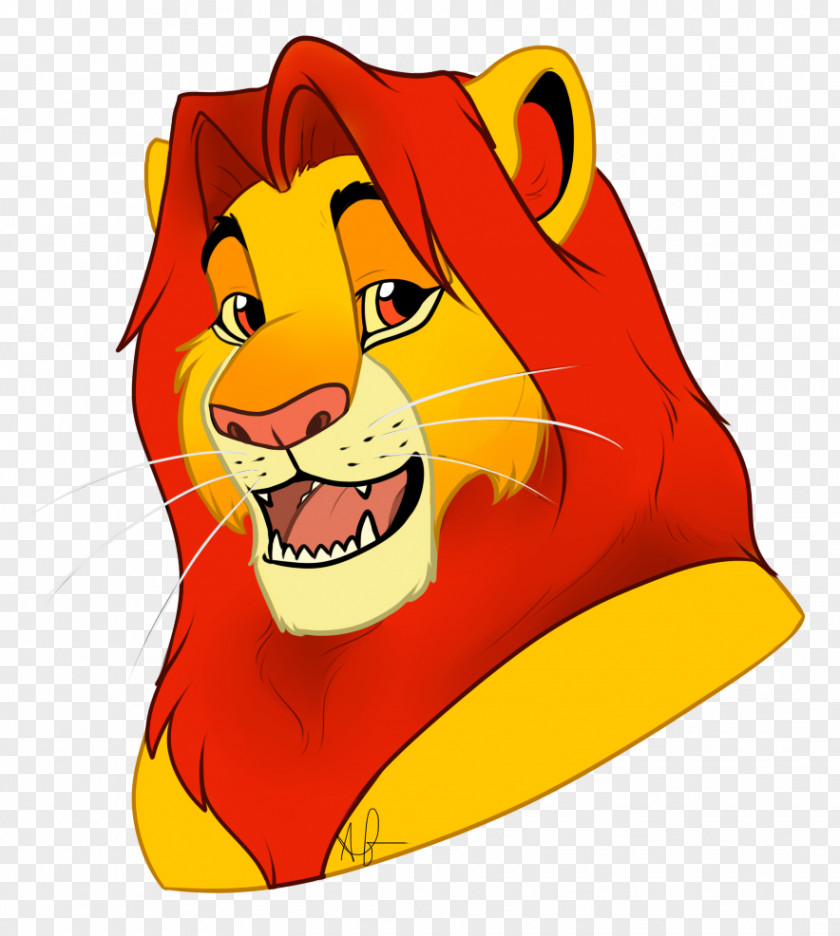 Tiger Lion Whiskers Clip Art Illustration PNG