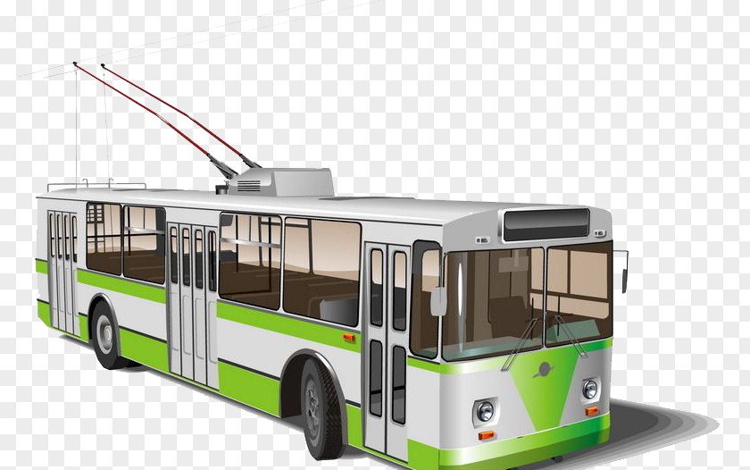 Vector Bus Trolleybus Tram Royalty-free Stock Photography PNG