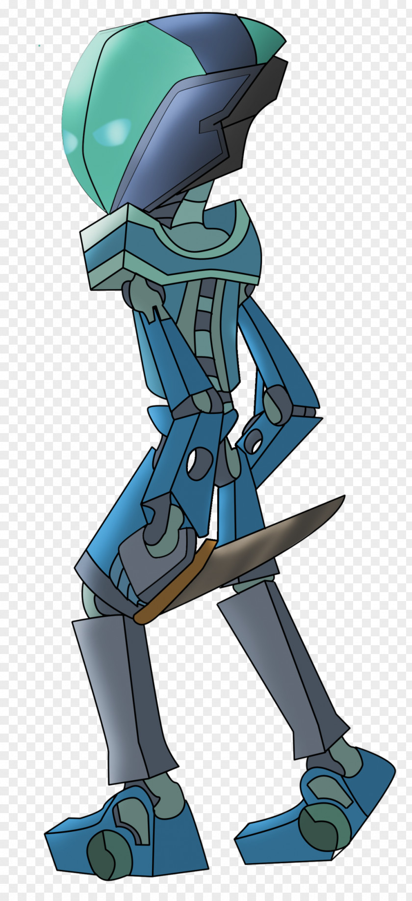 Design Cartoon Mecha Character PNG