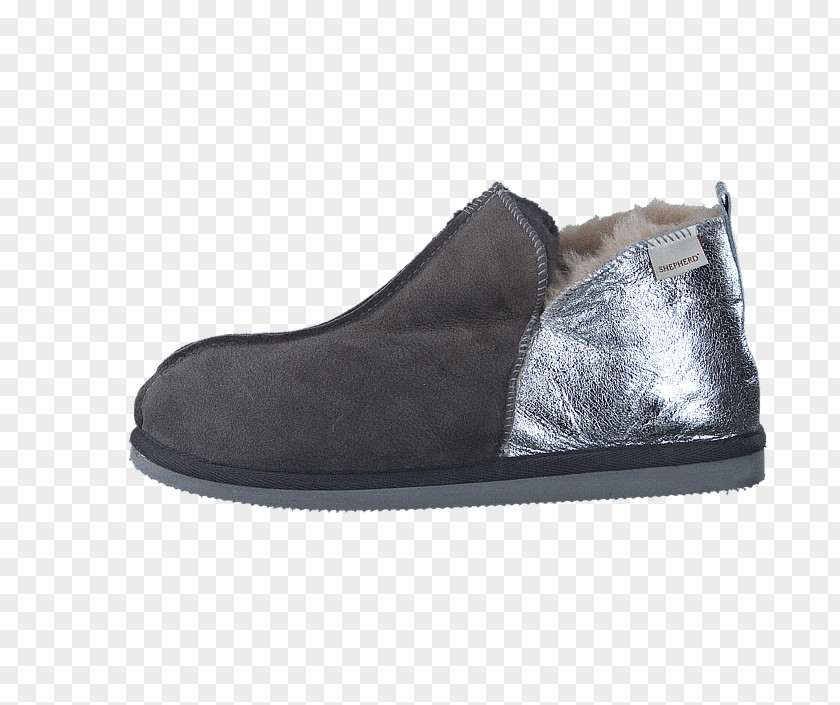 Gray Macadam Slip-on Shoe Leather Boot Walking PNG