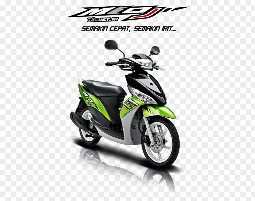 Motorcycle Yamaha Mio J GT White PNG