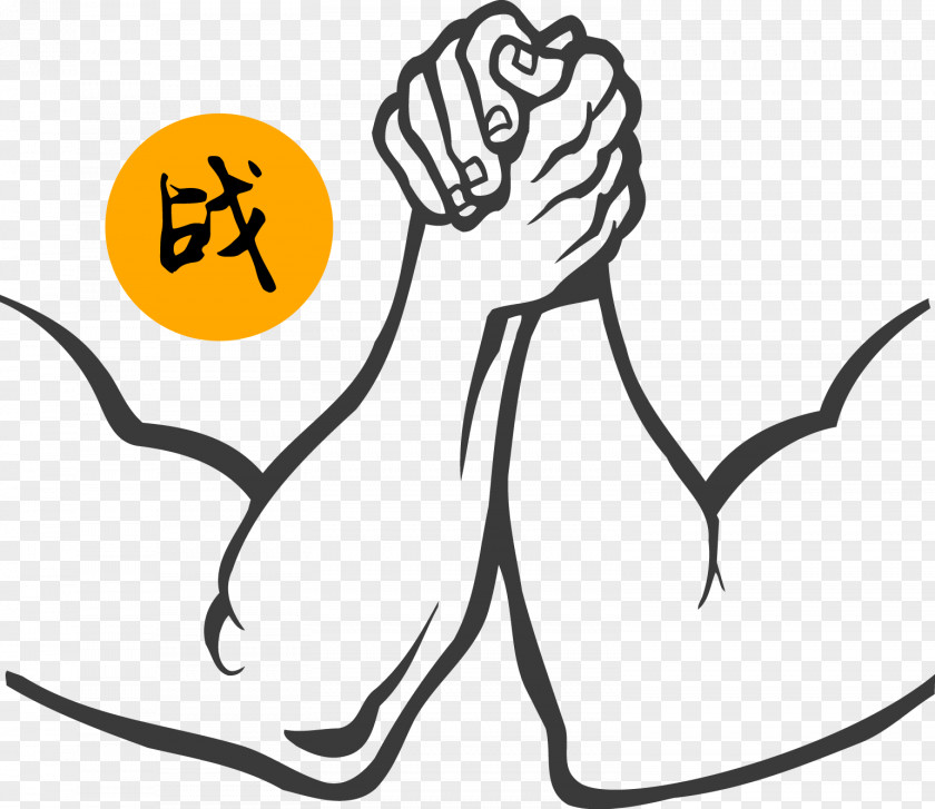 Wrench Strength Battle Vector Arm Wrestling Euclidean PNG