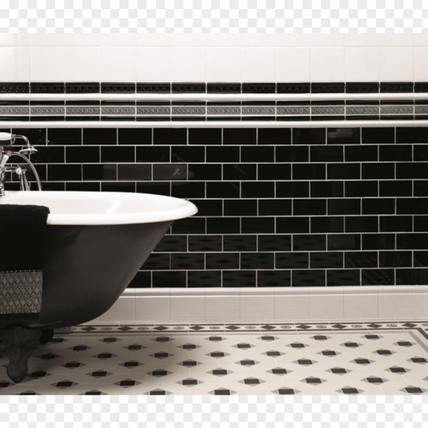 Design Victorian Era Tile Mosaic Floor Bathroom PNG