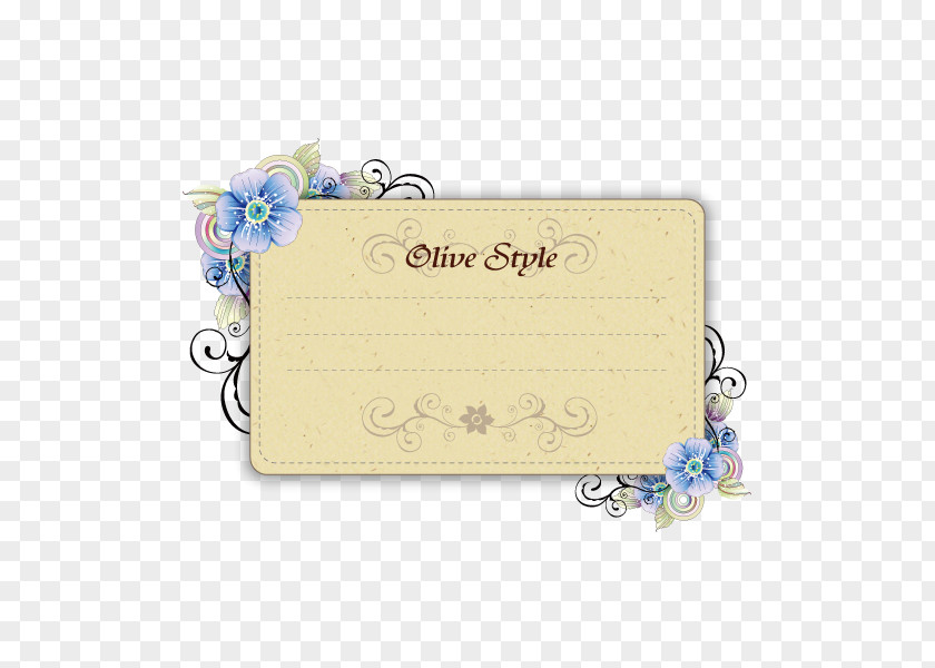 Floral Notes Paper Papel De Carta PNG