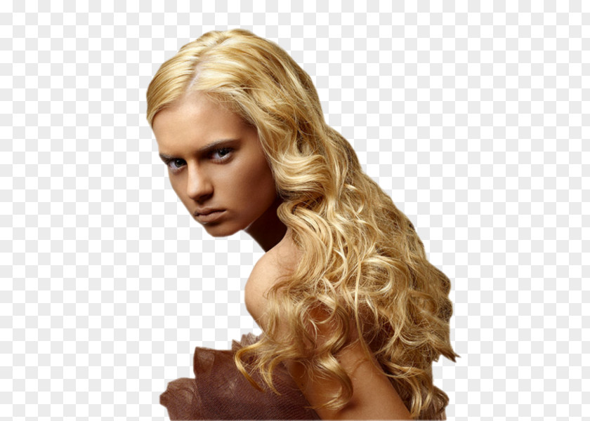Hair Blond Coloring Ringlet Caramel Color PNG