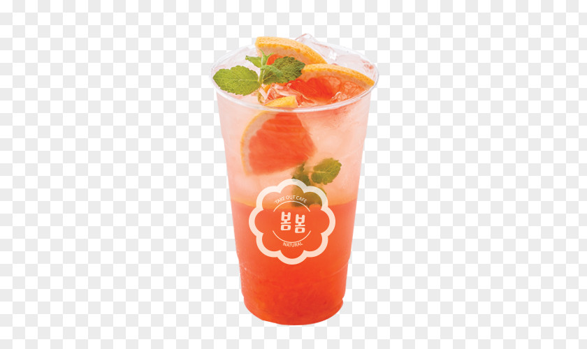 Honey Grapefruit Tea Orange Drink Strawberry Juice Bay Breeze Cocktail PNG