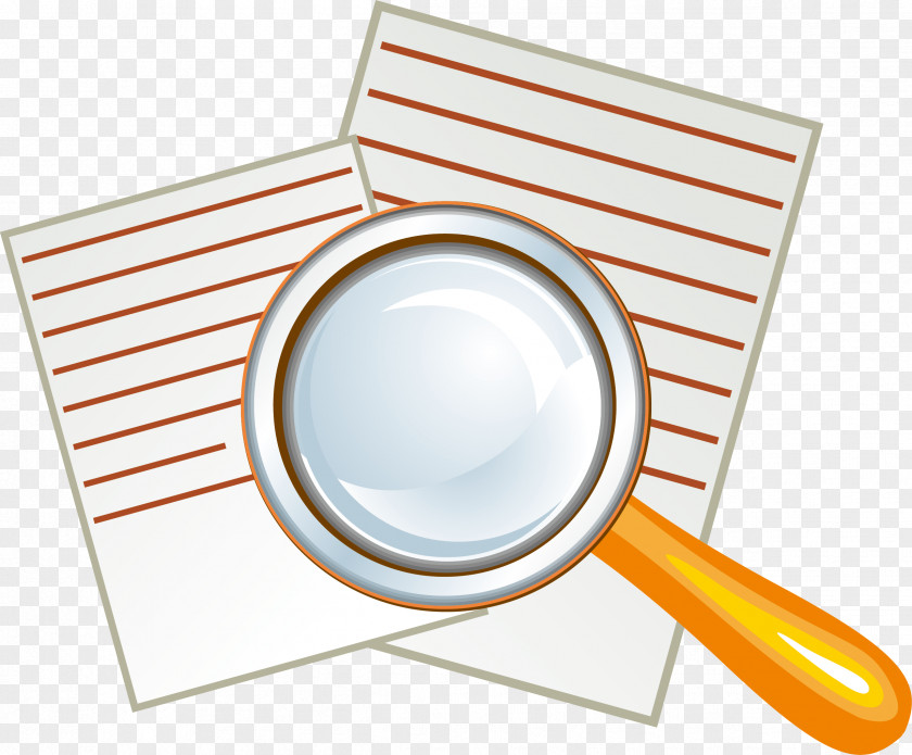 Magnifying Glass Vector Element Paper 2013 Ford Escape PNG