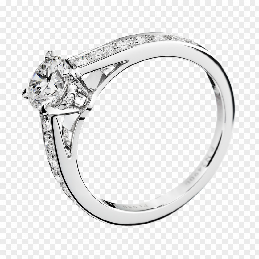 Ring Solitaire Engagement Wedding Boucheron PNG