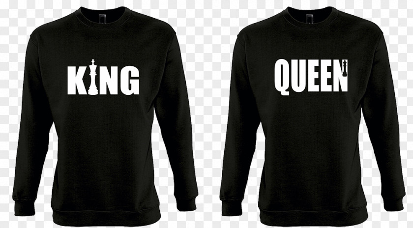 T-shirt Bluza Sweater Sleeve Queen PNG