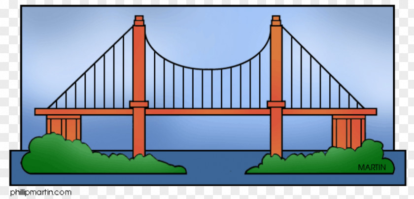 Bridge Golden Gate Truss Clip Art PNG